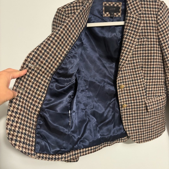 J. Crew Tan and Black Houndstooth Blazer - Picture 10 of 13